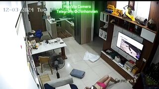 Hack Camera Phòng Khách Chung Cư Nữ Chủ Nhà Nứng Lồn