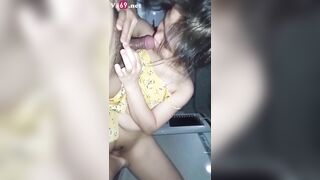 Bắt em người yêu bú cu để anh quay phim đăng lên mạng trong khi em đang nằm nhắn tin