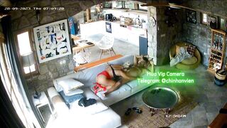 Hack Camera Đưa Người Yêu Về Làm Tình Ở Phòng Khách