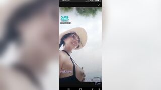 rosababyvip Đi show hàng khắp nơi, dù là taxi hay grap đều không qua được bàn tay quả 2