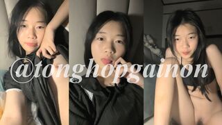 Em Loli xinh như Thiên Thần vậy tập tành thủ dâm xem mà nứng vãi