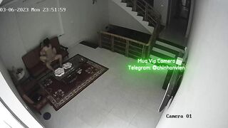Hack Camera Vợ Chồng Trốn Con Ra Phòng Khách Đụ Cực Dâm