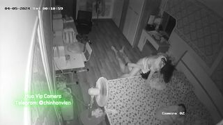 Hack Camera Nửa Đêm 2 Vợ Chồng Làm Tình Cực Nứng