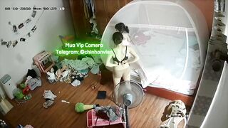 Hack Camera Phòng Ngủ Gái 1 Con Thay Đồ