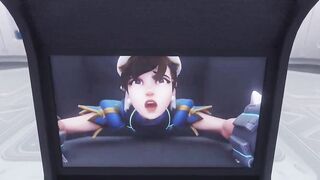 Xuất lên đít Chun-li