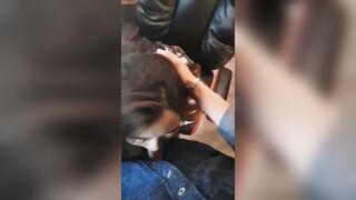 đang làm việc thì em người yêu lên cơn nứng đòi bú cu luôn