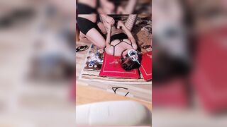 Cho vợ tập làm quen khi có 3 con cu 2