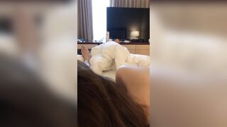 đi nhà nghỉ với bé sinh viên dâm đãng thích làm bồn chứa tinh