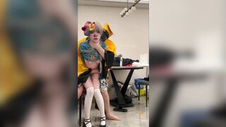 Thầy pháp đụ cương thi, cosplay cute