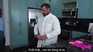Bố chịch cô con gái nứng lồn