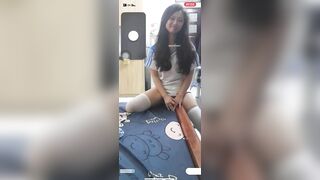 Siêu phẩm em teen Lưu Ly 2kar6 bím hồng múp rụp p2