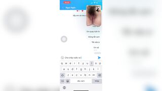 Call zalo chat sex với e Ngọc Ngân xinh đẹp k dám móc lồn vì móng tay dài sợ đau p1
