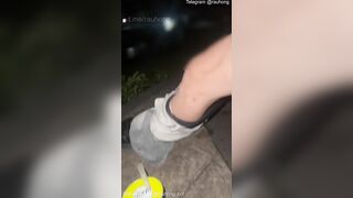 E teen dâm cùng bạn trai nữa đêm ra cv lột đồ bú cu public vừa sướng vừa chill p1