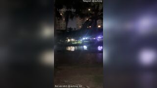 E teen dâm cùng bạn trai nữa đêm ra cv lột đồ bú cu public vừa sướng vừa chill p3