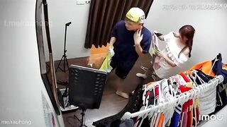 Hack cam quay lén trong tiệm photobooth toàn các e teen xinh đẹp p2