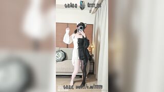 Bé mèo dâm Anaimiya_Naimi lồn múp khiêu dâm khoe thân móc lồn trc gương