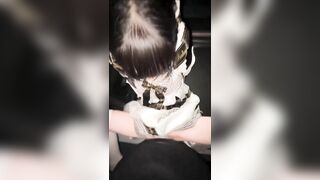 Loli cosplay cô hầu gái cực nứng