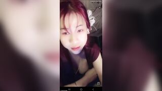 Cặp vú ngon của e teen sinh viên xinh đẹp lần đầu livetream show hàng