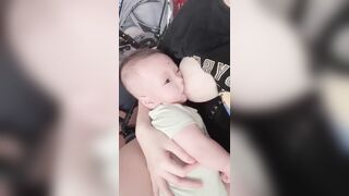 mẹ bỉm 1 con cho con bú nhìn ngon quá anh em ơi - phần 2