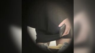 quay lén nhà vệ sinh quán cafe toàn mấy em ngon - phần 5