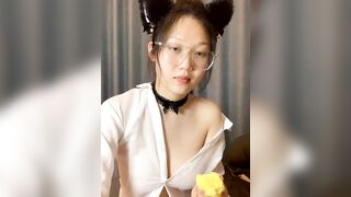 E teen TQ Cassie kính cận xinh dâm vú bự livetream show hàng ngon cực phẩm p1