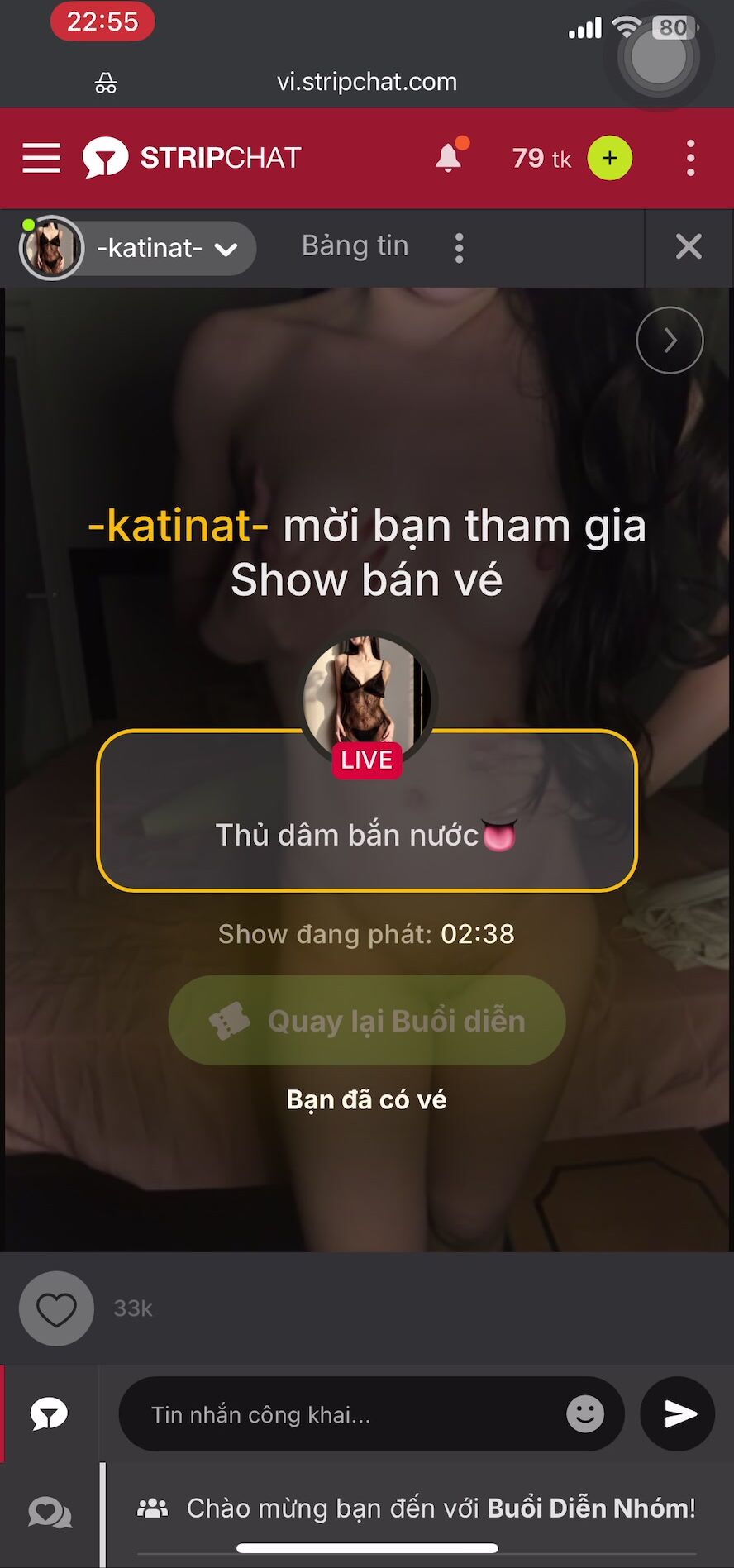 Katinat live sex