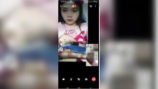 Call video với e rau non xinh hàng ngon bắt e show hàng cho a sục bắn cho e xem p3