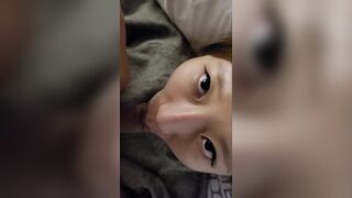 ấn cu vào mồm em sinh viên bắt em bú bằng sạch