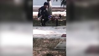 Chịu 2 em,rủ nhau ra sau trường địt nhau mỗi ghê,bị quay lại cũng không biết