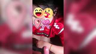 Đi hóng gió với cô bạn thân nứng cặc bắt em sục giữa đường