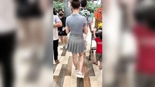 Quay lén gái xinh đi siêu thị p1