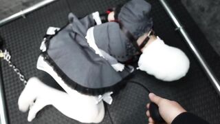 Bạo dâm huấn luyện em teen xinh dâm nhốt vào chuồng chó bắt làm con đĩ chó dâm đãng 6