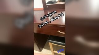 nhân trần bé sinh viên ngoan ngoãn chiều anh tới bến