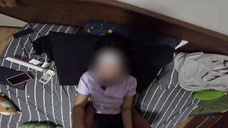 Địt em họ nữ sinh mới lớn
