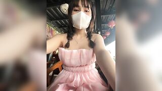 Full 1 tiếng Sing 2001 Vào Quán Cafe Dùng sex Toy Public Thủ dâm lồn nhiều nước