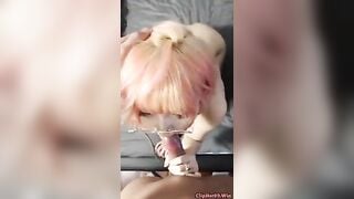 Địt em gái mình dây tóc vàng hồng