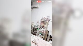Call video cùng em rau non TQ vú bự da trắng cực xinh móc lồn hồng rên rỉ siêu dâm