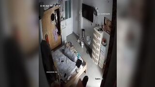 (Hack cam, quay lén) Máy bay single mom thủ dâm - 4