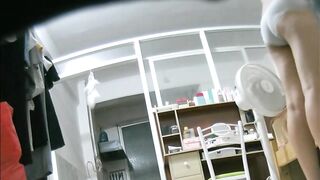 (Hack cam, quay lén) Rình em hàng xóm tắm rửa thay đồ