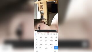 Gái xinh đang call sex thì bạn cùng phòng vô và cái kết