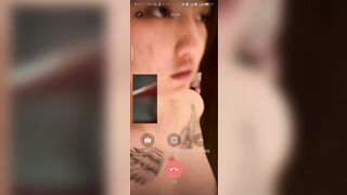 Call video với e ghệ dâm xinh có cặp bưởi bự nhão nhoẹt show hàng dâm cho xem p3