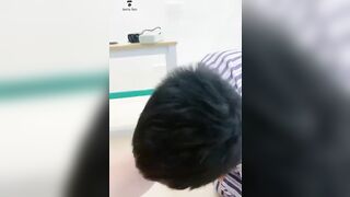 2 nữ Y tá Trung Quốc, Nứng lồn Hôn Bóp Vú Bắt bệnh nhân phục vụ cực nứng