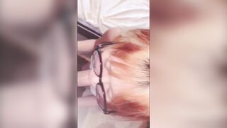 Kính cận dâm đãng bú cu cho ny ngay tại trọ