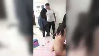 Đánh ghen bắt tiểu tam bú cặc cho trai lạ