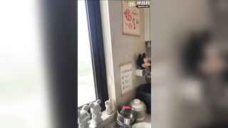 quay lén em gái phơi lồn ở ban công