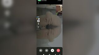 Call video chat sex với em rau dâm đg tắm vạch lồn ra cho a xem để a sục p1