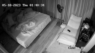Hack cam phát hiện đôi vợ ck dâm VN tranh thủ nữa đêm con trai đg ngủ thì đè ra đụ p1