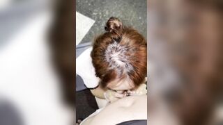 Dắt con chó cái sinh viên trắng xinh nữa đêm ra đường show hàng đụ cho tê lồn