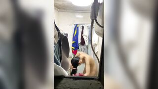 quay lén bé hàng xóm mới lớp 10 và vú vê căng mọng vl