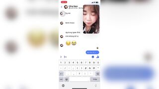 Call video gạ em rau Hồng Ngọc đg giữ em vẫn phải vạch lồn chổng mông cho a xem p1